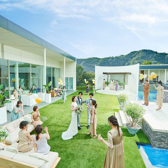 \花嫁大人気*/20大BIG特典*緑×空のチャペル×絶品試食