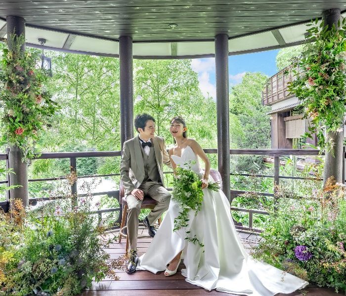 WeddingNews限定【120万特典】トレンドの会場見学★黒毛和牛×イセエビの雲丹味噌焼き×特製海鮮ちらし×バスクチーズケーキ等豪華4万円相当フルコース試食★最旬ドレス見学、安心見積もり相談も♪