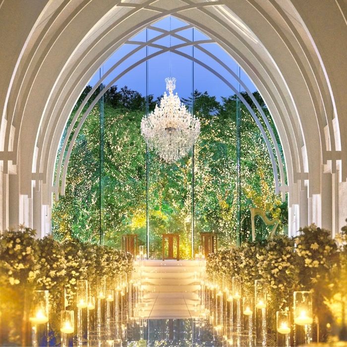 <2件目以降の見学に◎>憧れチャペル体験×会場比較*絶品試食