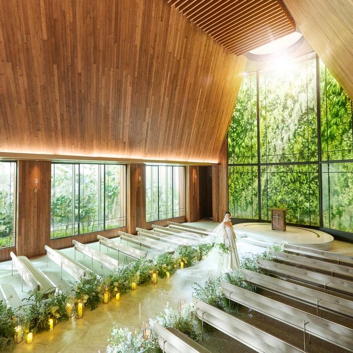 【Amazonギフト付】緑溢れるチャペル&パーティ体験×ドレス優待