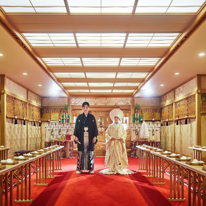 【和婚専用×世界ブランドホテルで叶う憧れ花嫁】ホテル内神殿or伊勢山皇大神宮から選べる和婚×人数に合わせてご提案!多彩な披露宴会場