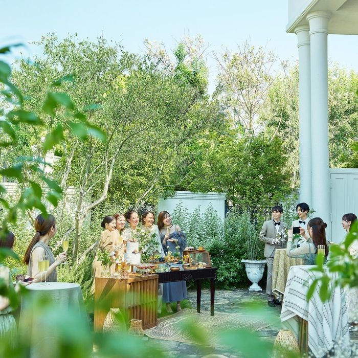 \県内随一の貸切ガーデン/光輝く水×緑のチャペル&憧れドレス特典