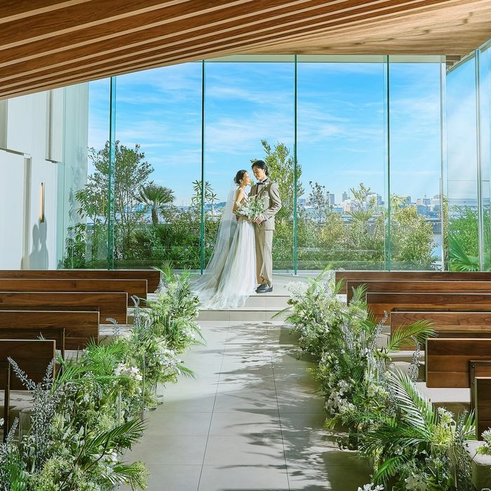 【当館人気No1】新チャペル×リゾート演出×送迎&黒毛和牛試食