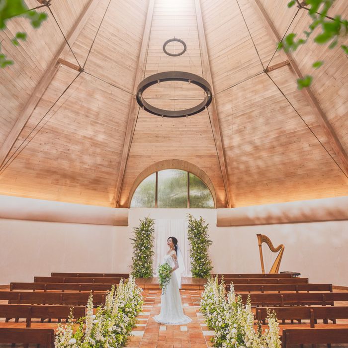 【直前OK】155万円優待◇煌めく自然光チャペル×4万コース試食