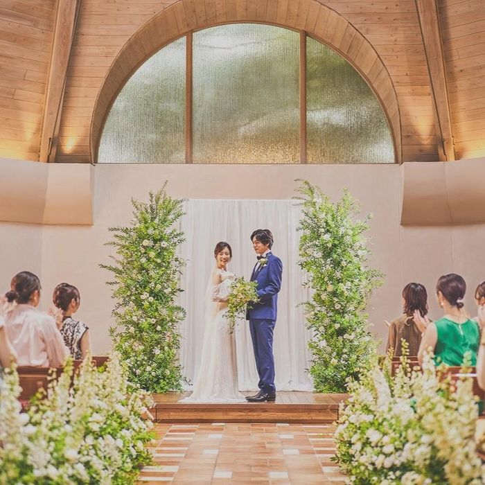 【155万円優待】森のひだまりチャペル×邸宅貸切*豪華試食付