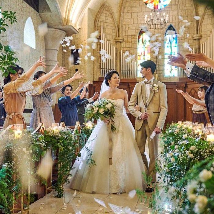 ＼当館人気No1／光あふれるチャペル見学＋花嫁体験＆和牛試食