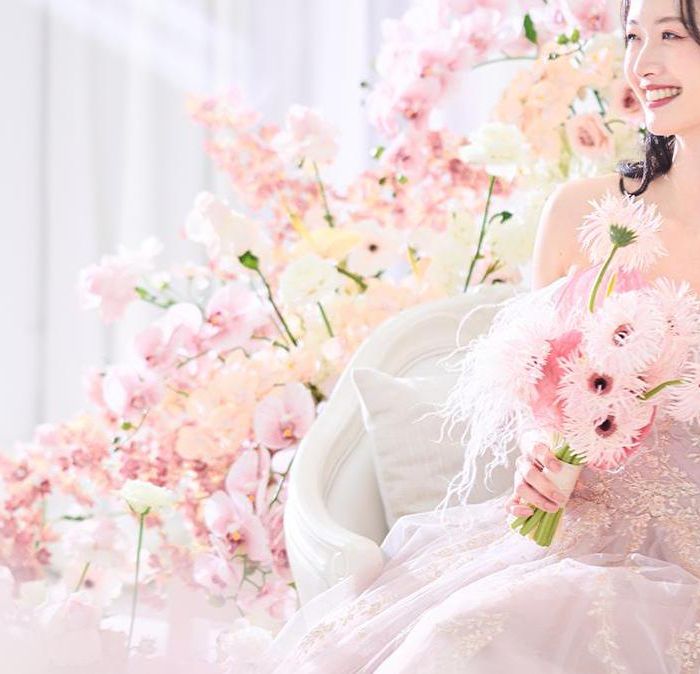 【憧れドレス特典付】初見学も安心♪大階段入場体験×豪華試食