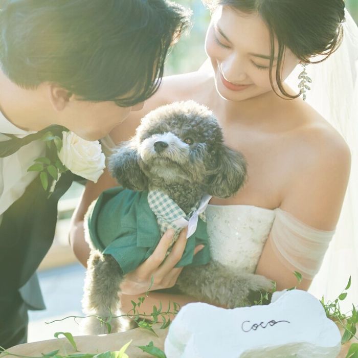 ペット婚*大切な家族と一緒に過ごす*おふたりだけのウェディング