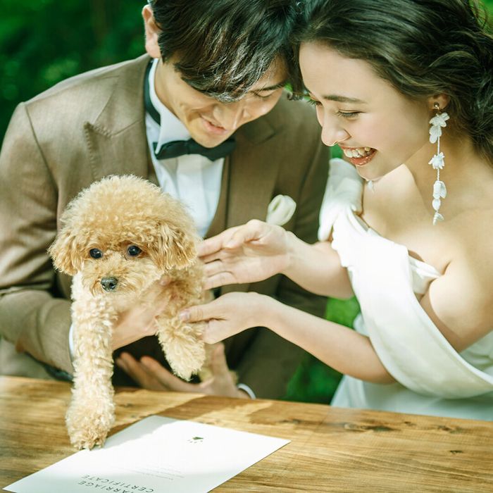 【ペット婚5大優待】全館ペットOK!貸切邸宅で愛犬と一緒に叶える結婚式*無料試食付き相談会