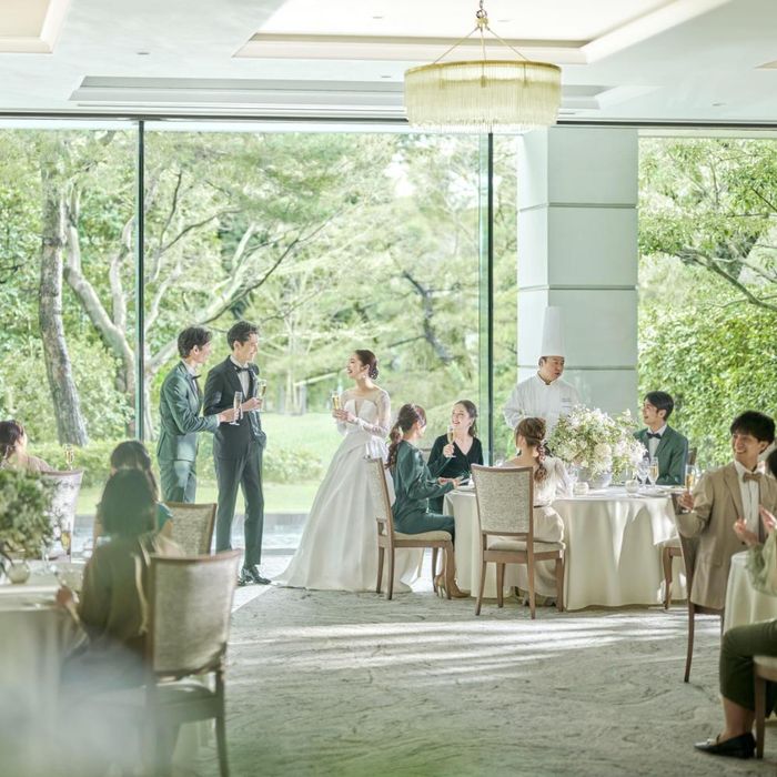 【WeddingNews限定】【森の邸宅で美食体験】豪華35大特典◇ドレス試着&模擬挙式体験