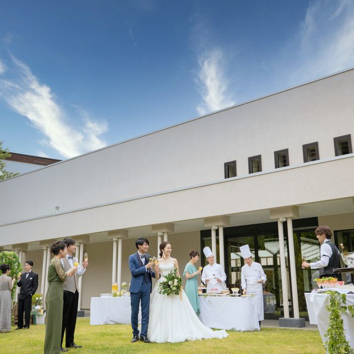 ★《テラス人気No.1》貸切ウエディング体験×絶品試食フェア