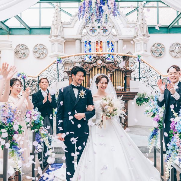 【花嫁ALL体験】ギフト5千*チャーチ見学×憧れドレス*試食