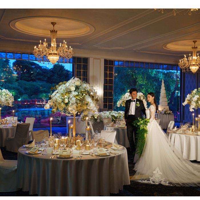 【GW先取り特典】ライトアップの日本庭園と幻想的な庭見え披露宴会場×『食のオータニ』ランチ券＆GW限定ローズガーデン入場券プレゼント