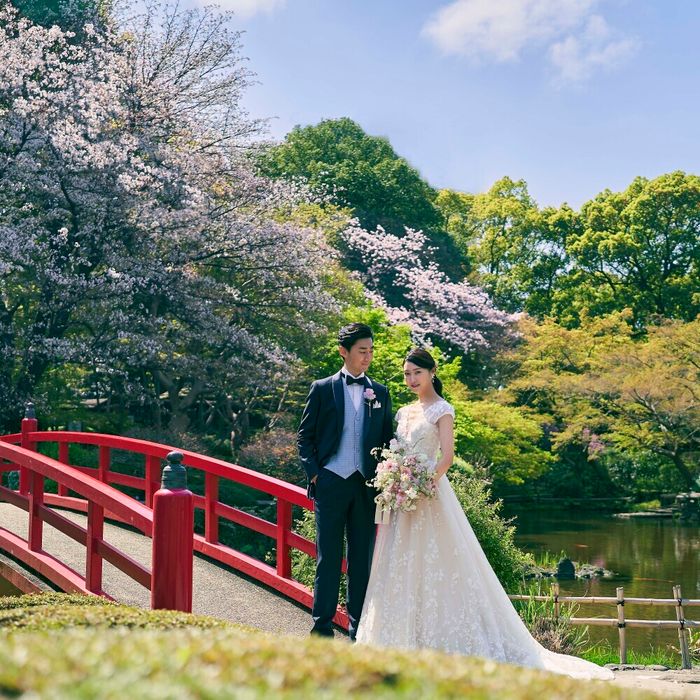 【レストランディナー成約特典付】初めての見学も安心！ホテル自慢のスイーツ×桜咲く日本庭園＆チャペル見学