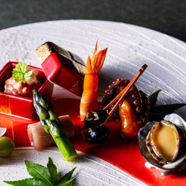 【当館1番人気】両親に定評の季節のハーフコース試食♪特典付き