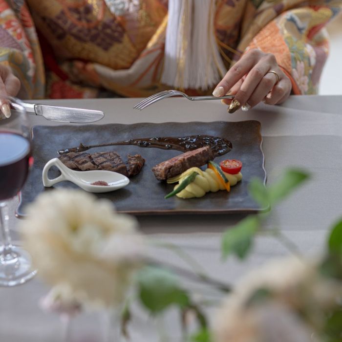 ラスト開催★残2枠《1件目来館特典有》【ウェディングニュース限定特典付きBIGフェア】贅沢*国産牛2種メインのコース試食×憧れ*花嫁体験×相談会|お急ぎの方はクイック対応もOK♪ご成約の方には限定成約特典プレゼントも