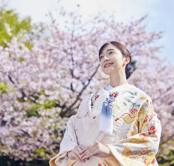 ◇桜彩る日本庭園◇豪華試食付き×装い新たな八芳園体験