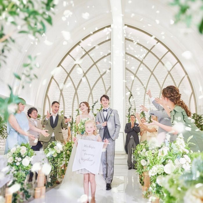 【愛され花嫁ALL体験】純白チャペル×大人気演出*フルコース試食