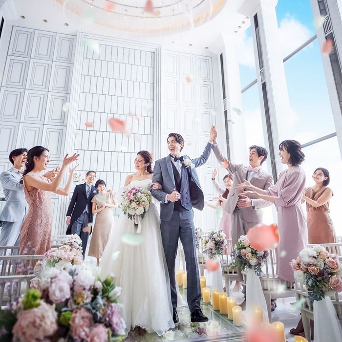 【当館No.1*挙式料無料】お花のチャペル×入場体験*贅沢4万試食