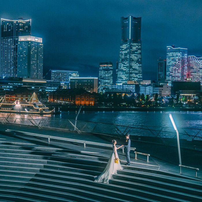 《XmasBIG*25大特典！》みなとみらい絶景＼空と海*溢れる緑／ 最旬ドレス＆料理長による和牛×フォアグラ*2万相当試食*骨格診断