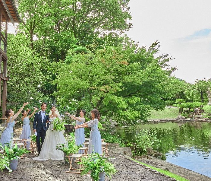 【7・8月挙式限定*挙式プレゼント】庭園貸切×送迎付 *豪華4万試食付き