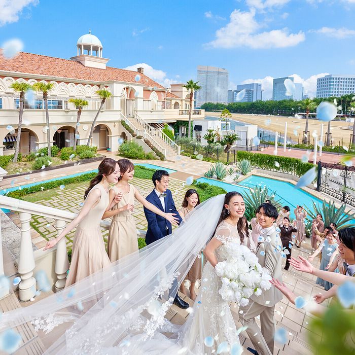 当日TEL予約OK【21周年祭★190万円特典】一度は行ってみたい海上の憧れ邸宅で試着＆豪華3万試食会〈挙式0円･ドレス0円特典付〉