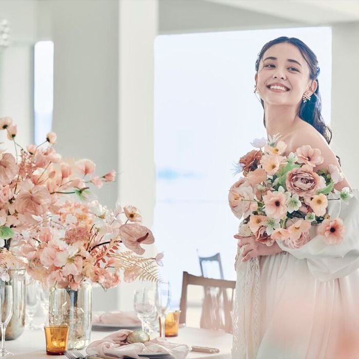 ≪おしゃれ花嫁必見＊ドレス33万円特典≫憧れの試着体験で“新しい自分”に出会うチャンス＊糸島フレンチ試食付