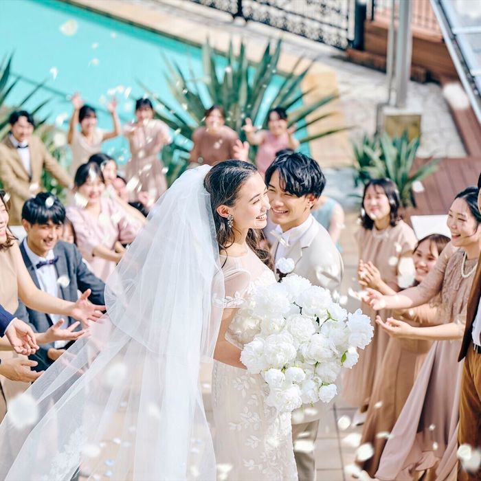 【年イチBIG★190万優待】海上リゾート＆花嫁ドレス試着×糸島フレンチ絶品コース無料試食