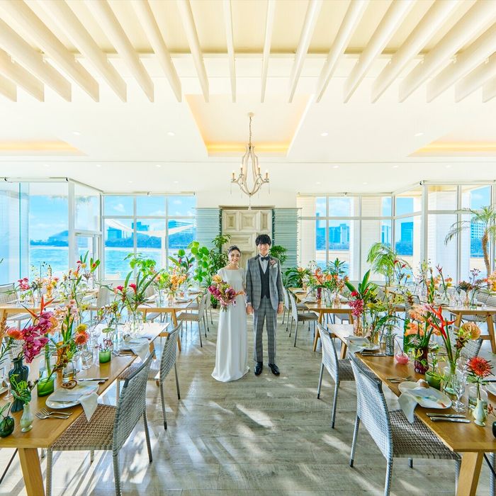 〈少人数＊家族婚〉海望む絶景ビュー！特等席で極上和牛を堪能♪