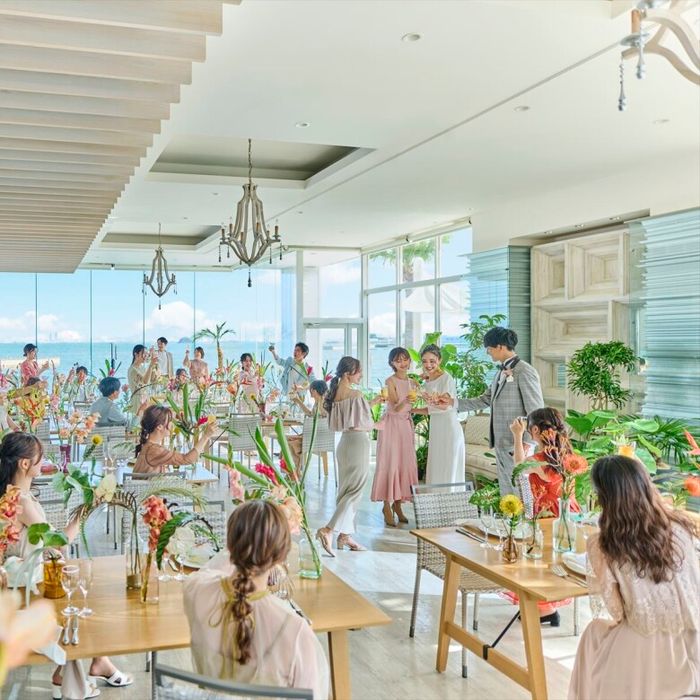 《平日限定★お得な特典》360°海！本格リゾートウエディング