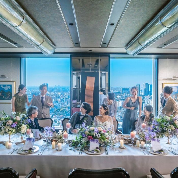 【月1度開催フェア*お得な14大特典】ホテル最上階の会場見学&シェフ特製の国産牛試食&チャペルで叶う挙式体験