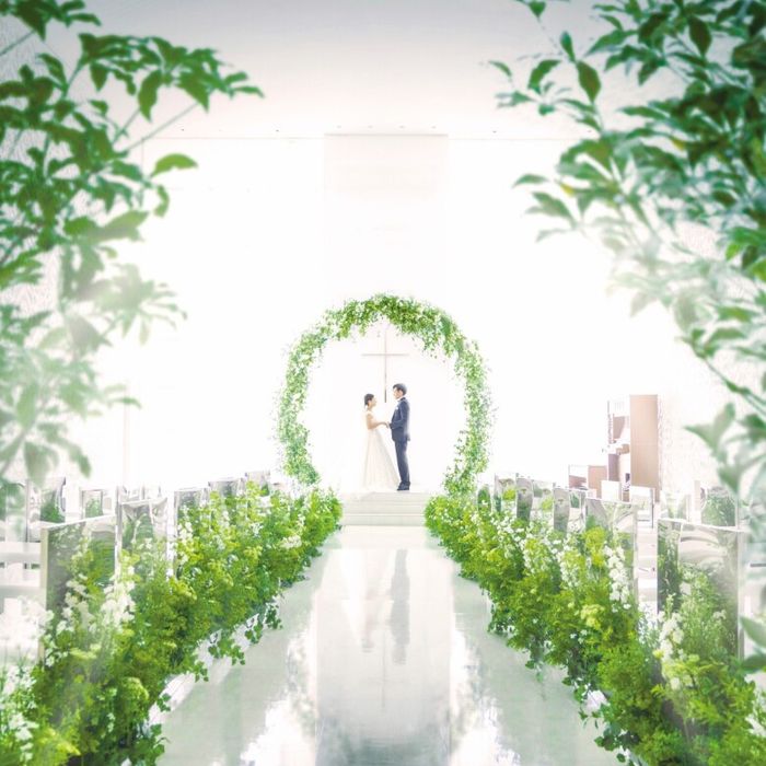 残1【1軒目来館★150万特典】天井高5m＊白亜チャペル×豪華試食