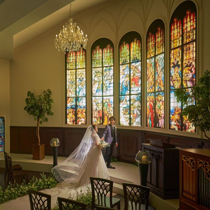 [壮麗な大聖堂で叶う憧れ花嫁体験]全組挙式無料&15大特典☆試食