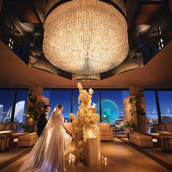 【見るだけ結婚式場ウィーク】地上100ｍからみなとみらいを望むラグジュアリー空間
