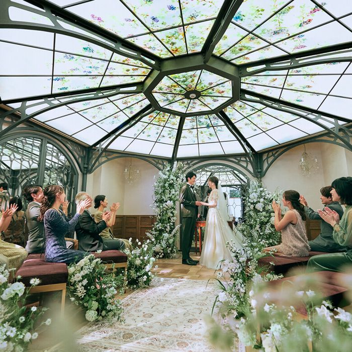 《挙式料無料》360度円形チャペル×貸切邸宅プライベートW＊東京都１位受賞の黒毛牛コース試食