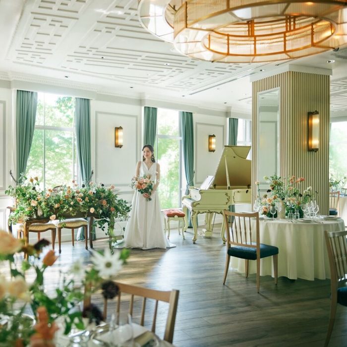 GW最終日＼映像特典11万円付きフェア／円形チャペル×貸切邸宅で花嫁体験＊黒毛和牛コース試食付き