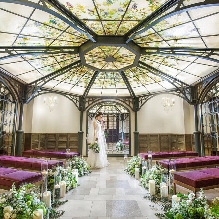 残2【挙式料無料】360度円形チャペル×貸切邸宅プライベートW＊東京都１位受賞の黒毛牛コース試食付き