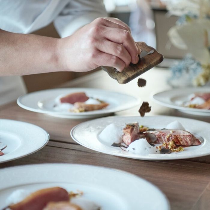 【料理グレードUP特典付】特選牛＆アワビ試食×おもてなし体験