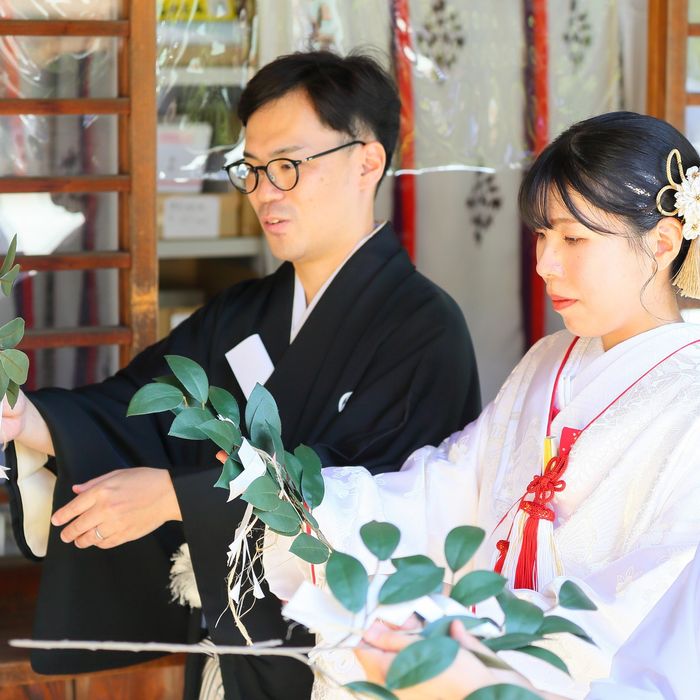 結婚式？結婚奉告祭？