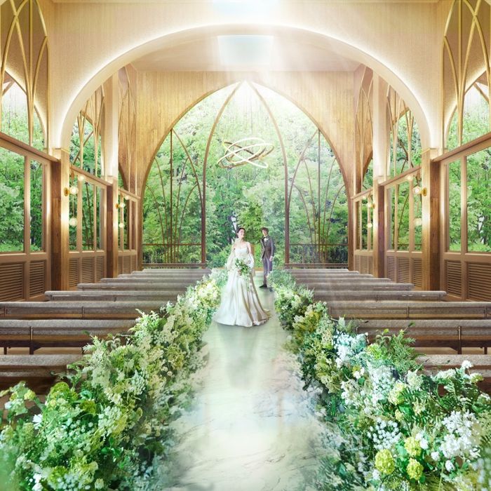 \リニューアル記念*試食付/貸切ガーデン&新チャペル×演出体験