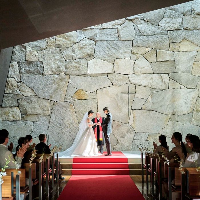 チャペル重視の方★石壁チャペル入場体験×4万円相当7品試食♪