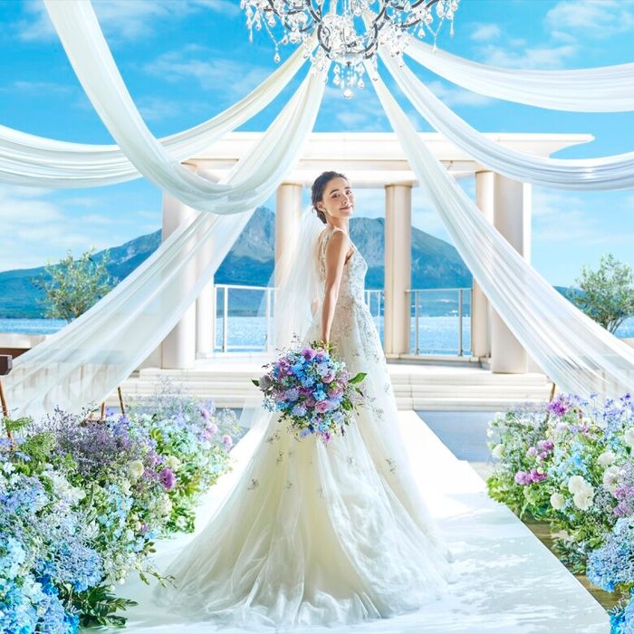 満席間近【AM来館で4万ギフト】海辺の大聖堂×貸切会場をまるごと見学！ドレス試着＆豪華黒毛牛コース試食会