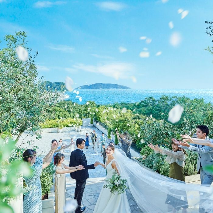 【愛媛で叶う！憧れのリゾート婚】絶景オーシャンビュー貸切邸宅＆厳選国産牛コース試食