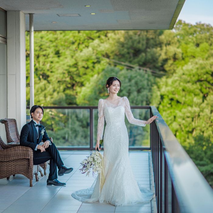 月曜限定*憧れドレス試着×衣装30万優待｜貸切リゾートW体験