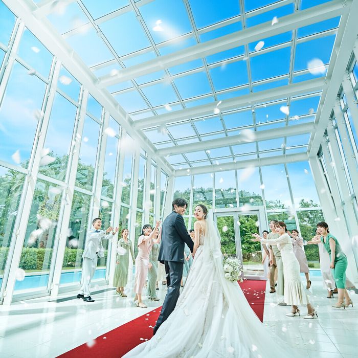 直前TEL予約OK【月末SP★MAX特典】森チャペル＆天空の大聖堂挙式が0円！豪華3万試食＆憧れのJUNOドレス試着