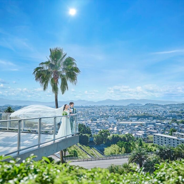 《高台の眺望独占！熊本県１位》天空の大聖堂×黒毛和牛ロース＆金目鯛の贅沢コース試食＊1軒目見学特典あり