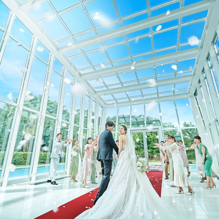 《天空の大聖堂×高台絶景で花嫁体験》熊本県１位！黒毛和牛ロース＆金目鯛の贅沢コース試食＊挙式料0円