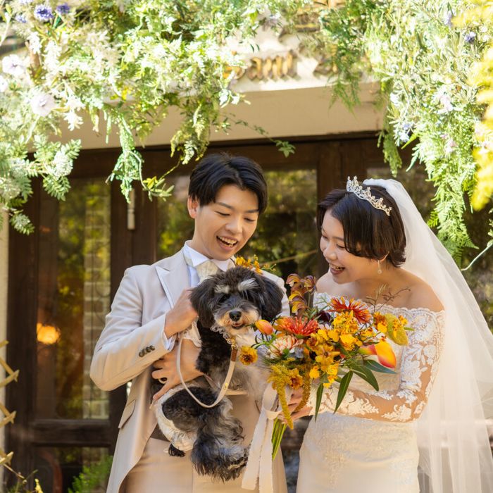 ＼わんこと一緒に見学！わんこの試食付／緑溢れる迎賓館のデザイナーズ体験と2万円分豪華試食&アンティーク感動挙式体験*最大100万円のBIG特典付