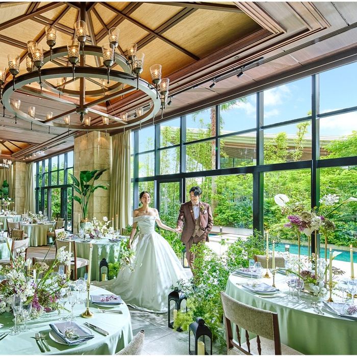 【木曜BIG】140万優待◆水緑光の感動挙式&ガーデン体験×特選牛