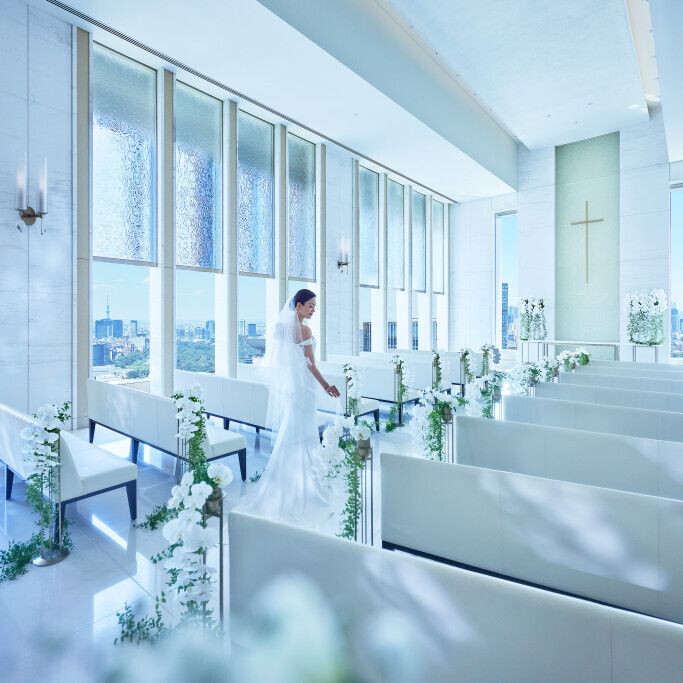 【2月1日より新プランご案内】 オークラ伝統の逸品試食×2つのチャペルとコーディネートを巡る館内ツアー